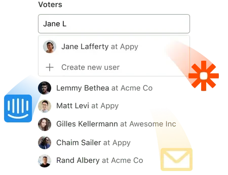 Add feedback on behalf of your customers via different sources