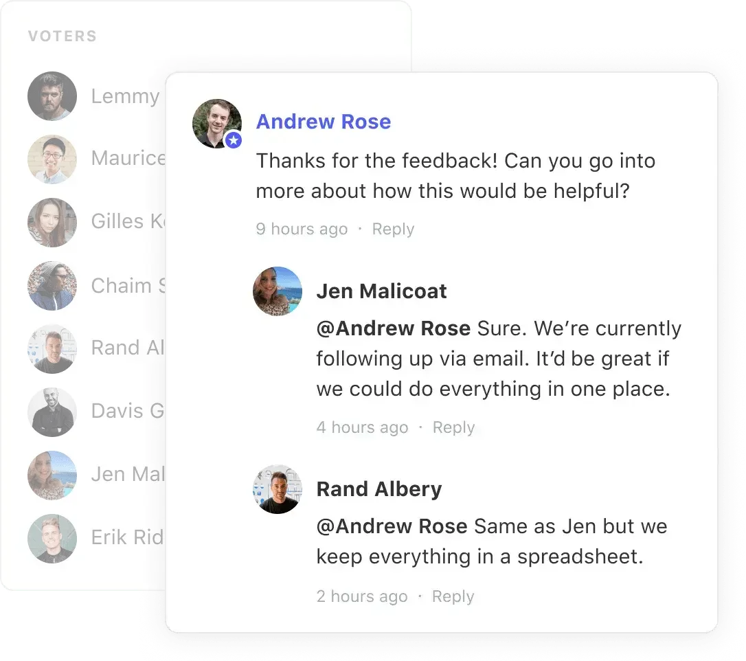 Themes surfacing customers' most-requested ideas with revenue and segment context.